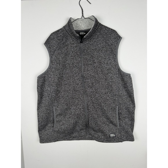 Eddie Bauer Other - Eddie Bauer Full Zip Performance Sleeveless Fleece Vest Jacket Gray Size 2XL
